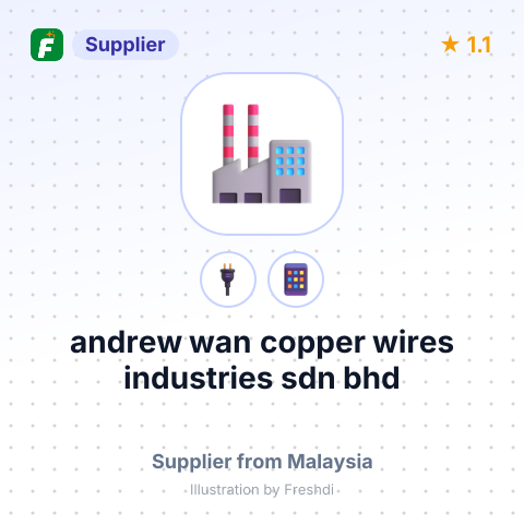 andrew wan copper wires industries sdn bhd – summary card, no photo uploaded yet