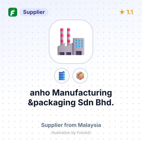 anho Manufacturing &packaging Sdn Bhd. – summary card, no photo uploaded yet