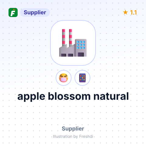 apple blossom natural – summary card, no photo uploaded yet
