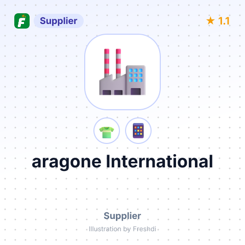 aragone International – summary card, no photo uploaded yet