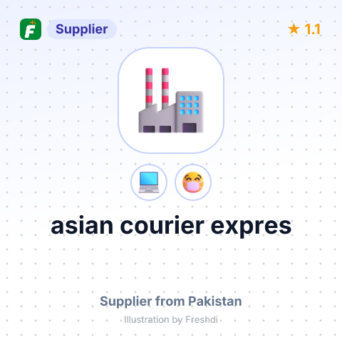 asian courier expres – summary card, no photo uploaded yet