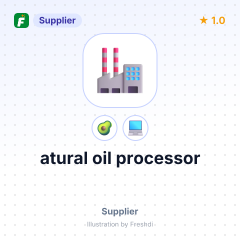 atural oil processor – summary card, no photo uploaded yet