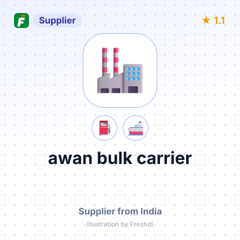 awan bulk carrier – summary card, no photo uploaded yet