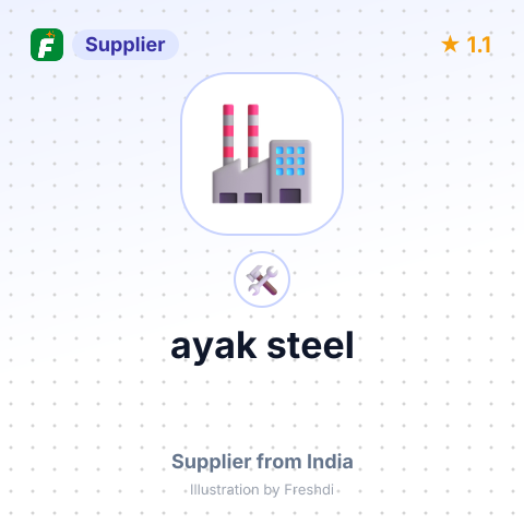 ayak steel – summary card, no photo uploaded yet