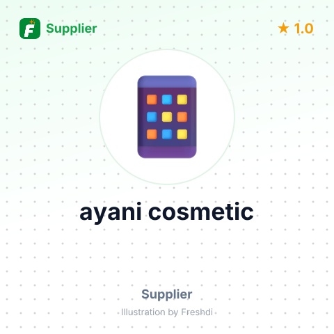 ayani cosmetic – summary card, no photo uploaded yet