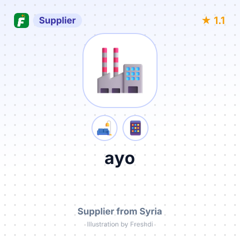 ayo – summary card, no photo uploaded yet