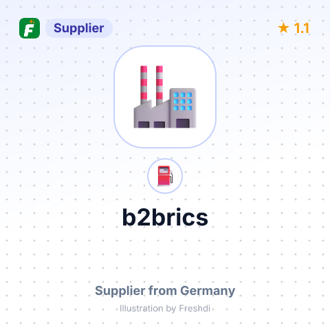 b2brics – summary card, no photo uploaded yet