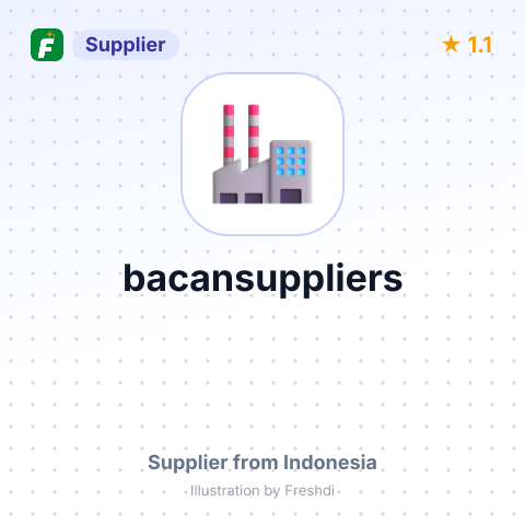bacansuppliers – summary card, no photo uploaded yet