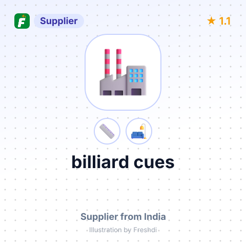 billiard cues – summary card, no photo uploaded yet