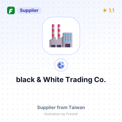 black & White Trading Co. – summary card, no photo uploaded yet