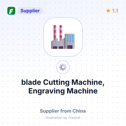 blade Cutting Machine, Engraving Machine – summary card, no photo uploaded yet