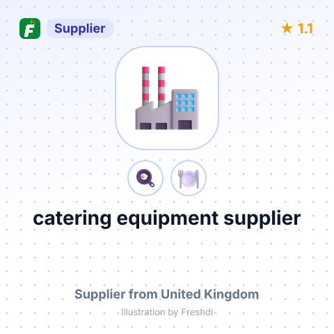 catering equipment supplier – summary card, no photo uploaded yet