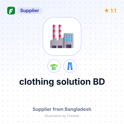 clothing solution BD – summary card, no photo uploaded yet