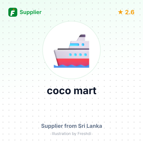coco mart – summary card, no photo uploaded yet