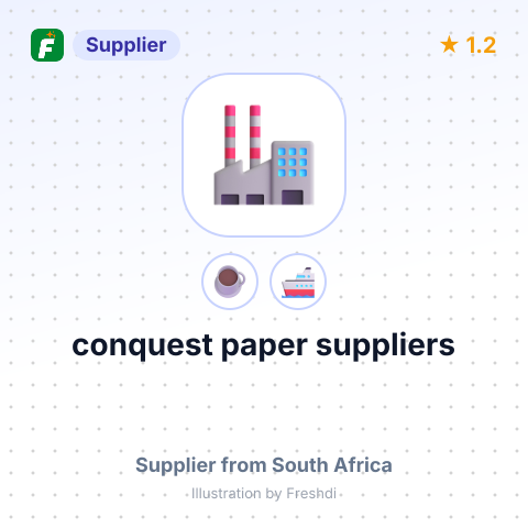 conquest paper suppliers – summary card, no photo uploaded yet