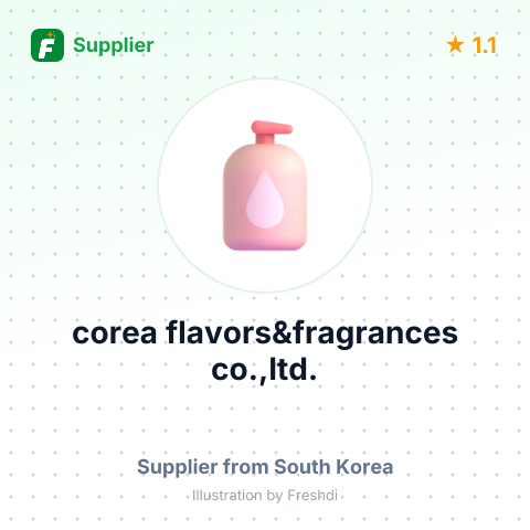 corea flavors&fragrances co.,ltd. – summary card, no photo uploaded yet