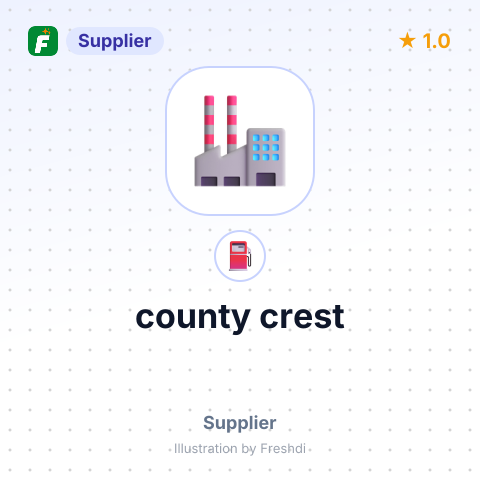 county crest – summary card, no photo uploaded yet