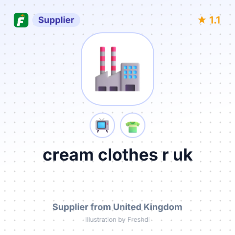 cream clothes r uk – summary card, no photo uploaded yet