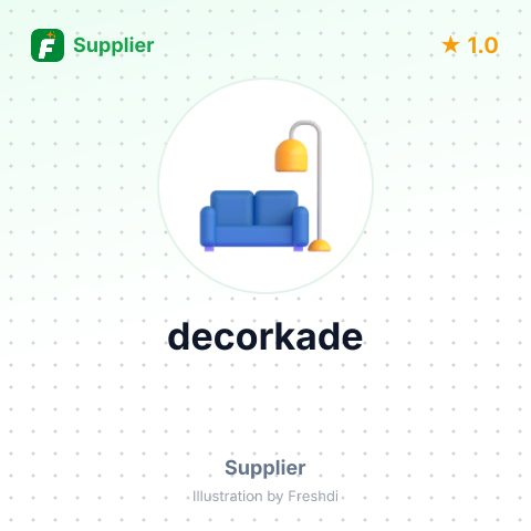 decorkade – summary card, no photo uploaded yet
