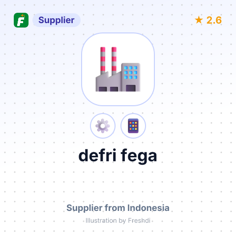 defri fega – summary card, no photo uploaded yet