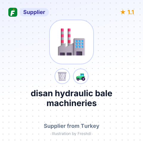 disan hydraulic bale machineries – summary card, no photo uploaded yet