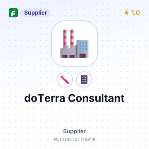 doTerra Consultant – summary card, no photo uploaded yet
