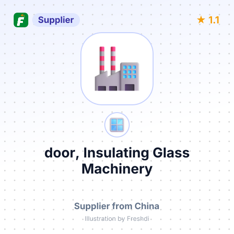 door, Insulating Glass Machinery – summary card, no photo uploaded yet