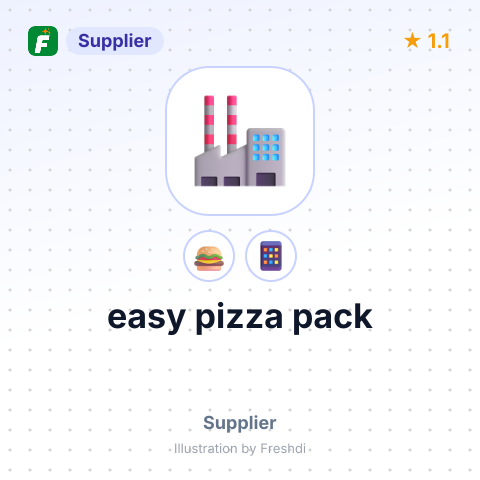 easy pizza pack – summary card, no photo uploaded yet
