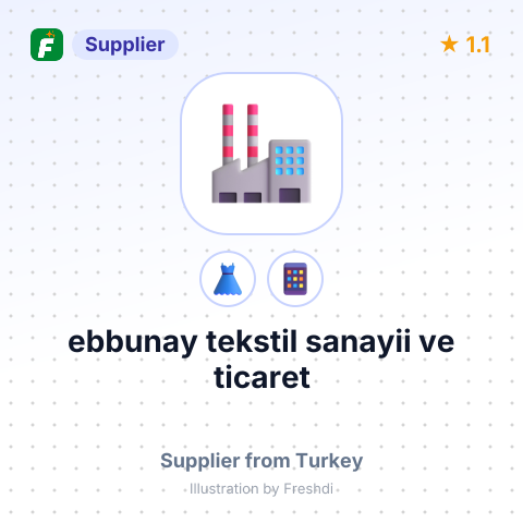 ebbunay tekstil sanayii ve ticaret – summary card, no photo uploaded yet