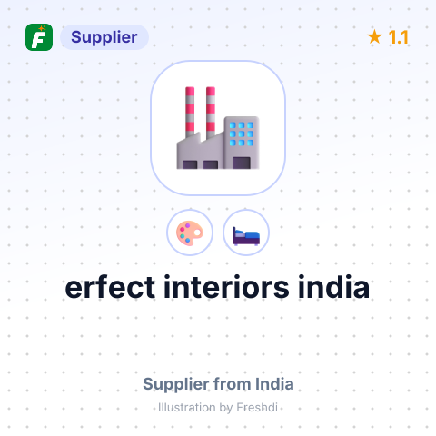 erfect interiors india – summary card, no photo uploaded yet