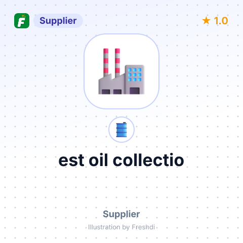 est oil collectio – summary card, no photo uploaded yet