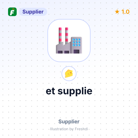 et supplie – summary card, no photo uploaded yet