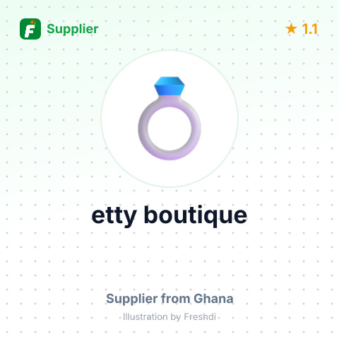 etty boutique – summary card, no photo uploaded yet