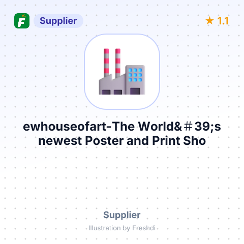 ewhouseofart-The World&＃39;s newest Poster and Print Sho – summary card, no photo uploaded yet