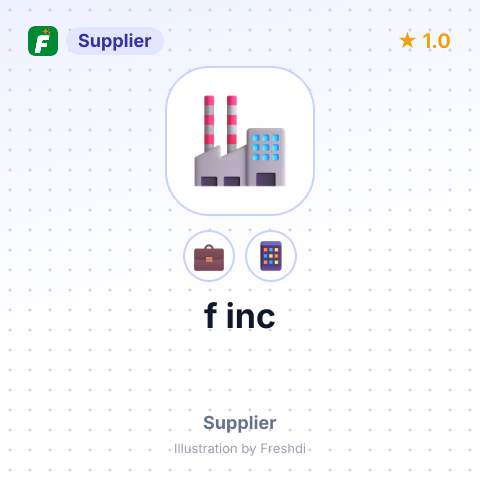 f inc – summary card, no photo uploaded yet