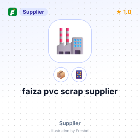 faiza pvc scrap supplier – summary card, no photo uploaded yet