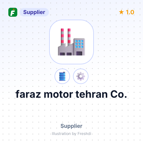 faraz motor tehran Co. – summary card, no photo uploaded yet