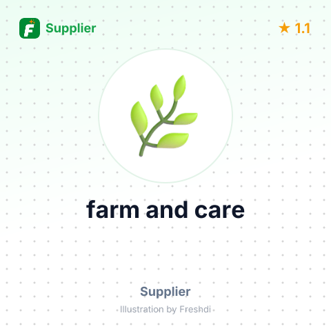farm and care – summary card, no photo uploaded yet