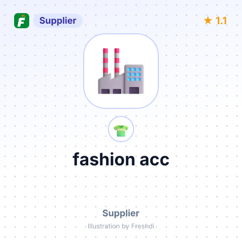 fashion acc – summary card, no photo uploaded yet