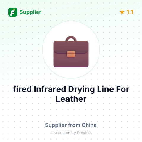 fired Infrared Drying Line For Leather – summary card, no photo uploaded yet