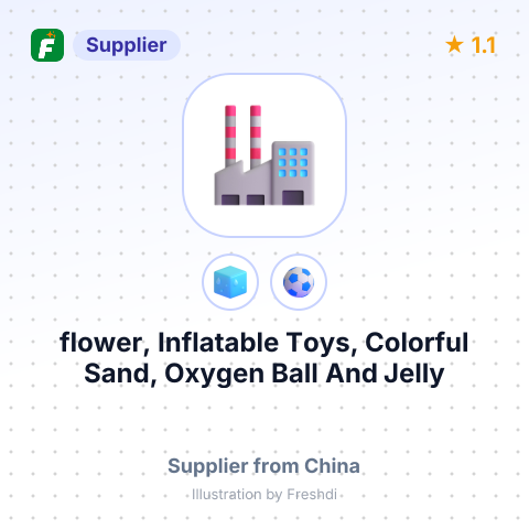 flower, Inflatable Toys, Colorful Sand, Oxygen Ball And Jelly – summary card, no photo uploaded yet