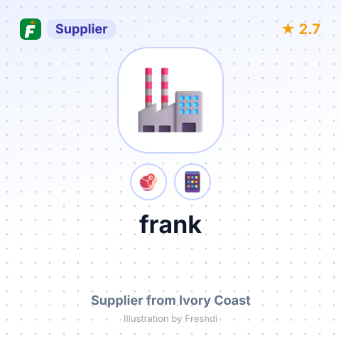 frank – summary card, no photo uploaded yet