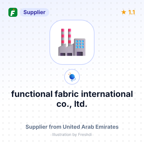 functional fabric international co., ltd. – summary card, no photo uploaded yet