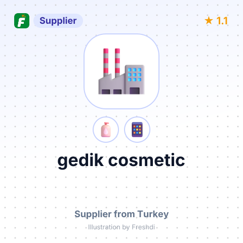gedik cosmetic – summary card, no photo uploaded yet