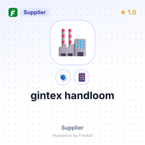 gintex handloom – summary card, no photo uploaded yet
