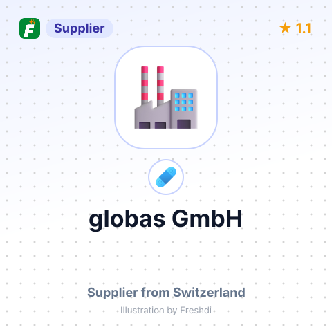 globas GmbH – summary card, no photo uploaded yet