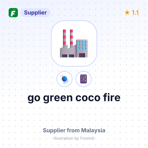 go green coco fire – summary card, no photo uploaded yet