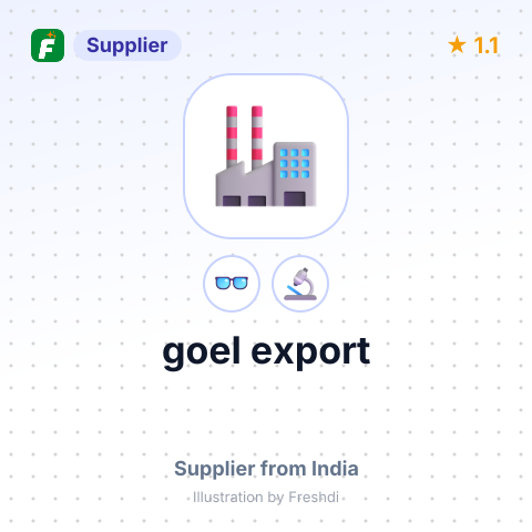 goel export – summary card, no photo uploaded yet