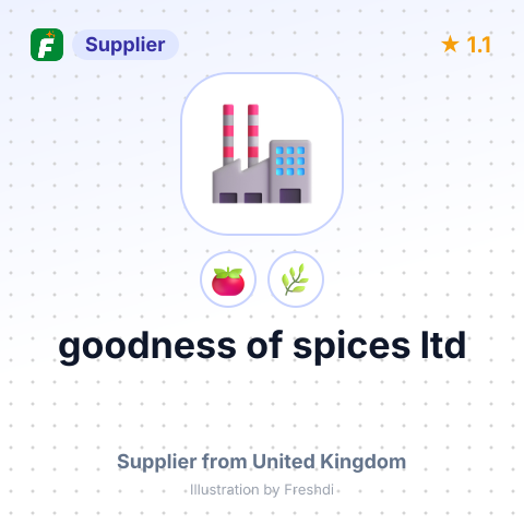 goodness of spices ltd – summary card, no photo uploaded yet