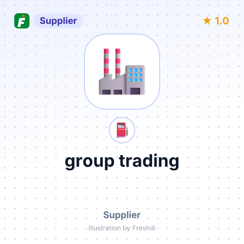 group trading – summary card, no photo uploaded yet